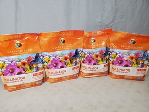 4 New Bags of Polinator Wildflower Mix