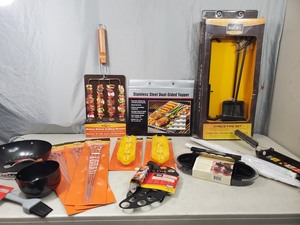 New BBQ Items and Fireplace Set