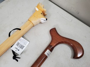 New Deer Walking Stick and New Can