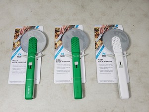 3 New Hutzler Pizza Slice and Serve Utensils