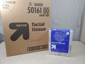 New Case of Up and Up Facial Tissue