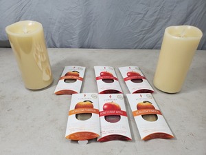 2 Luminara Scent Diffuser Candles with Refills