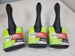 3 New Earth Stone Grill Cleaning Blocks