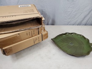 8 New Pfaltzgraff Leaf  Fig Platters