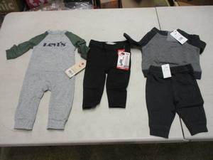 lot 80 image: Levis and Grayson Mini Baby Clothes...