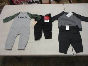 lot 81 image: Levis and Grayson Mini Baby Clothes...