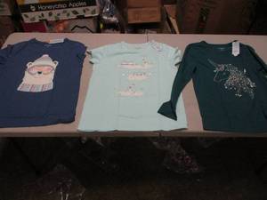 lot 101 image: Cat and Jack Youth XXL T-shirts ne...