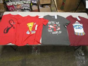 lot 108 image: Cat and Jack XL Husky Youth Shirts...