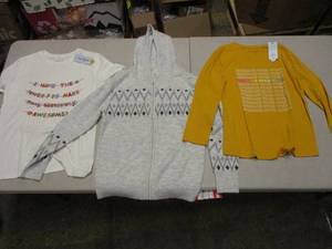 lot 112 image: Cat and Jack Large Kids Tops new w...