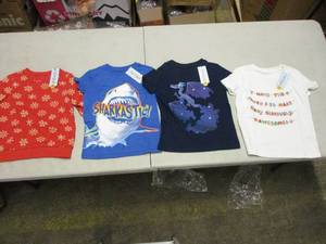 lot 119 image: Cat and Jack Youth XS Shirts new w...
