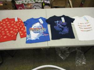 lot 120 image: Cat and Jack Youth XS Shirts new w...