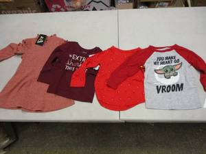 lot 130 image: Art Class and Cat and Jack 2T Shirt...