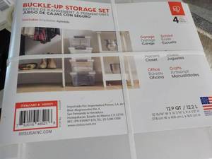 lot 34 image: Storage Set Plastic some lids have...