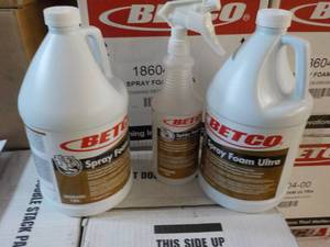 lot 45 image: 2 gallon Jugs BETCO Spray Foam Ultr...