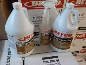 lot 49 image: 2 gallon Jugs BETCO Spray Foam Ultr...