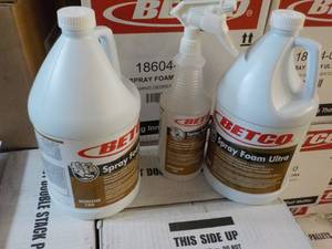 lot 51 image: 2 gallon Jugs BETCO Spray Foam Ultr...