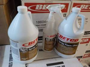 lot 52 image: 2 gallon Jugs BETCO Spray Foam Ultr...