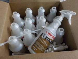 lot 53 image: Box of 12 spray bottles...