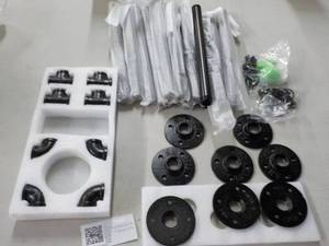 lot 216 image: Cast Iron Brackets for Wall Shelf...
