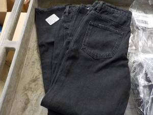 lot 250 image: 2 pair Free People Black size 27 je...