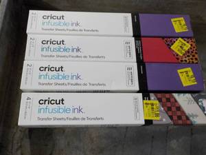 lot 262 image: 4 Cricut Infusible Ink Transfer She...