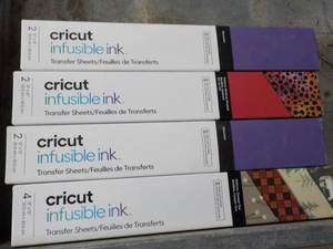 lot 263 image: 4 Cricut Infusible Ink Transfer She...