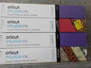 lot 264 image: 4 Cricut Infusible Ink Transfer She...