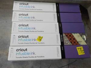 lot 265 image: 5 Cricut Infusible Ink Transfer She...