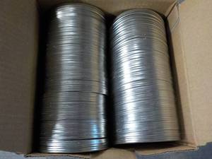 lot 267 image: Box of 168 Regular Canning Lids...