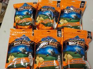 lot 306 image: 6 Bags Blue Boo Bars 11 oz bags do...