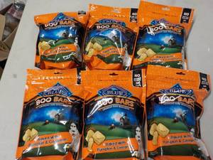 lot 308 image: 6 Bags Blue Boo Bars 11 oz bags do...