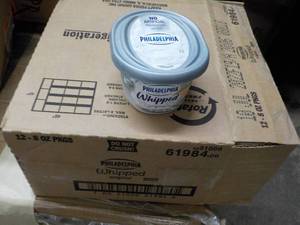 lot 348 image: 12 - 8 oz Tubs Philadephia Whipped ...