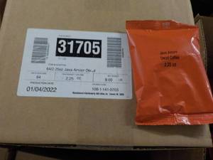 lot 375 image: Case of 64 Bags Java Armore Decaf C...