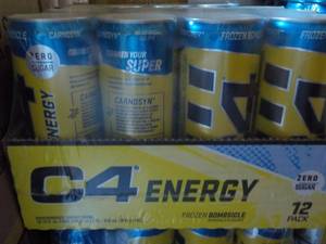 lot 395 image: 12 pack C4 Energy Drink Zero Sugar...