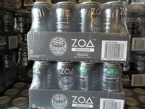 lot 406 image: 2 - 12 packs ZOA Zero Sugar Energy ...