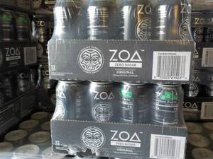 lot 407 image: 2 - 12 packs ZOA Zero Sugar Energy ...