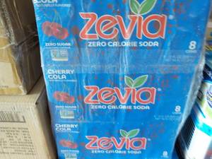 lot 413 image: 3 - 8 packs Zevia Cherry Cola Zero ...