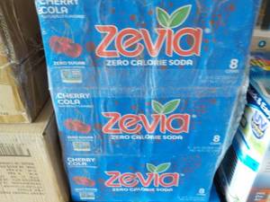lot 415 image: 3 - 8 packs Zevia Cherry Cola Zero ...