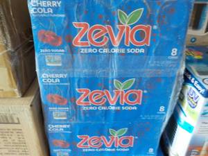 lot 416 image: 3 - 8 packs Zevia Cherry Cola Zero ...