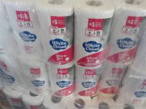 lot 422 image: Case of 48 Rolls White Cloud Ultra ...