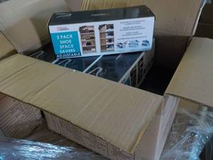 lot 425 image: Case of 2 pack Shoe Space Savers...