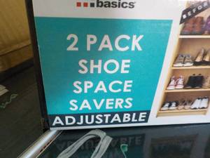 lot 426 image: Case of 2 pack Shoe Space Savers...