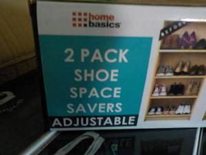 lot 427 image: Case of 2 pack Shoe Space Savers...