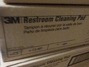lot 435 image: Case of 60 Restroom Cleaning pads...