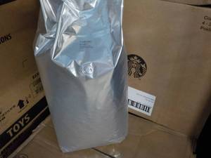 lot 469 image: 5 lb Bag Starbucks Verone Whole Bea...