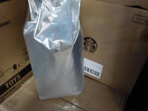 lot 470 image: 5 lb Bag Starbucks Verone Whole Bea...
