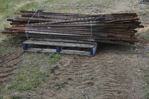 pallet of T-posts