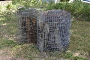 lot of wire fencing