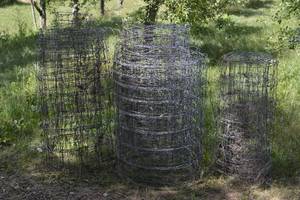 lot of wire fencing