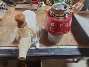 Imperial food-waste disposal and Champion juicer